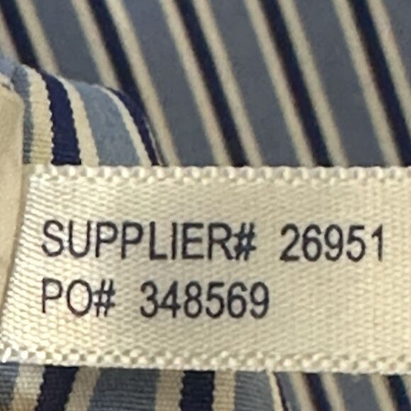 Ralph Lauren Shirt Men's XXL Blue Striped Button Up/ Down Classic Fit Pony Logo - Picture 11 of 13